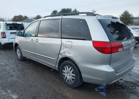 2005 Toyota Sienna Le из США, поврежденный, VIN 5TDZA23C35S254053